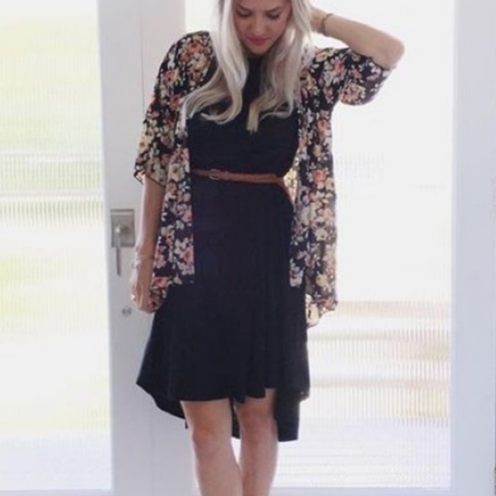 LLR Carly Dress with Roses - Picture 7 of 8